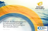 Trends & Developments in Advanced Energy · 2014. 2. 28. · Trends & Developments in Advanced Energy Recovery Technologies for Desalination May 30, 2013 Distributor for Germany,