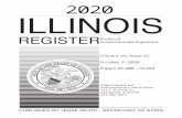 ILLINOIS · October 9, 2020 Volume 44, Issue 41 PROPOSED RULES HUMAN SERVICES, DEPARTMENT OF Temporary Assistance for Needy Families 89 Ill. Adm. Code 112.....16400 STATE BOARD OF