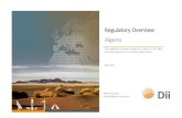 Regulatory Overview Algeria...Sonelgaz Group is the main actor in the power sector » Loi 04-09,14 August 2004, on the promotion of Renewable Energy » Loi n° 99-09 dated 28 July
