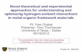 PI: Yves Chabal Presenter: Timo Thonhauser University of Texas – Dallas 05/16/2012 · 2020. 11. 21. · Novel theoretical and experimental approaches for understanding and optimizing