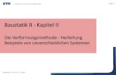 Method of Finite Elements I - Homepage | ETH Zürich · 2020. 3. 22. · statisch unbestimmter Stabwerke. Die Näherung besteht darin, dass die Stäbe als dehnstarr angesehen und