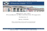 Report on the President’s Surveillance Program Volume I July ...2016/01/08  · 2009 “Report on the President’s Surveillance Program – Volume I” has been re-released with