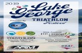 14th Annual, Lake George · 2019. 8. 9. · The following brochure contains some detailed race information for both the 14th Annual Olympic Race on Saturday, August 31st and the 9th