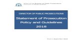 DIRECTOR OF PUBLIC PROSECUTIONS · 2020. 11. 24. · the DPP and the staff of the Office of the Director of Public Prosecutions operates. Further, the factors to be taken into account