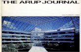 THE ARUP JOURNAL · JOURNAL Vol 21 No 3 October 1986 Published by Ove Arup Partnership 13 Fitzroy Street. London W1P 6BO Editor: Peter Hoggett Art Editor: Desmond Wyeth FSIAD Assistant