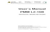 User’s Manual PMM L2-16B · 2010. 9. 27. · PMM L2-16B Network is composed by the following parts: • PMM L2-16B Network Operating Manual. • Power Supply cable • LISN Control