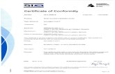 Certificate of Conformity - Elektronabava...0 uJ