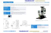 Data Sheet Manual Force Test Stand ES30 - Transcat · The ES30 is a versatile test stand ideal for many compression and tensile testing applications. It can accept a wide variety