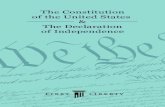 Pocket Constitution Declaration of Independence · 2020. 10. 6. · THE CONSTITUTION OF THEUNITED STATES NATIONAL CONSTITUTION CENTER We the People of the United States, in Ord er