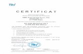 KMBT C364e-20181128120412...AD 2000 Merkblatt HP O et DIN EN ISO 3834-2 Les conditions pour une production appropriée selon les principes généraux de la réglementation mentionnée