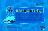 Thinking And Feeling - Council for the Curriculum ... 2: Thinkin… · Thinking And Feeling The main themes of this unit are the identification of feelings and the ways in which we