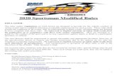 2020 Sportsman Modified Rules Sportsman Mod Rules.pdf · 2020. 8. 27. · 1 2020 Sportsman Modified Rules DISCLAIMER: The rules and/or regulations set forth herein are designed to