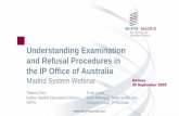 Understanding Examination and Refusal Procedures in the IP ... · Same examination and opposition process for IRDAs and national applications. WIPO FOR OFFICIAL USE ONLY IRDA examination