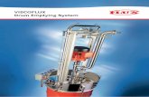 VISCOFLUX Drum Emptying System - Castle Pumps...Intelligent design for fast dismantling and easy cleaning. Transport device with two eyebolts and pneumatic transport lock. VISCOFLUX