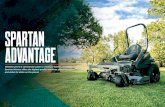 SPARTAN ADVANTAGE · 2020. 11. 23. · SPARTAN MOWERS // 8 SPARTANMOWERS.COM 7 // SPARTAN MOWERS Our frames on all RT and SRT models are constructed from the same tubing as our frames