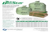 compostable and meet ASTM D6400 specifications for … Sales... · 2020. 11. 12. · By using BioStar bags you can do even more to protect the environment. BioStar liners meet the