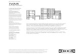 BUYING GUIDE IVAR - IKEA ... IVAR Cabinet with door 15آ¾أ—11آ¾أ—63". White 503.815.92 1 pc IVAR Hooks