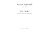 Franz Berwald - Trinity College Dublindwilkins/tmp/Berwald/IMSLP... · 2017. 10. 6. · Franz Berwald (1796 - 1868) Stor Septet (Clarinetto, Fagotto, Corno, Violine, Viola, Violoncello