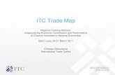 ITC Trade MapTrade Map’s characteristics • More than 1.3 billion records on a monthly, quarterly or yearly basis (by period, product, reporter, partner) • Yearly data for more