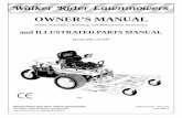 OWNER’S MANUAL - Walker · 2019. 6. 11. · OWNER’S MANUAL Safety, Assembly, Operating, and Maintenance Instructions and ILLUSTRATED PARTS MANUAL Model MB (18 HP) Please Read