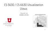 CS-5630 / CS-6630 Visualization Views · CS-5630 / CS-6630 Visualization Views Alexander Lex alex@sci.utah.edu [xkcd]
