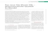 Das neue Site Master File – pharmazeutische Qualität im Wandel Maste… · pharmazeutische Qualität im Wandel Dr. Stephanie Blum cirQum, Frankfurt/Main Gemeinsam haben Europäische