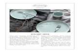 JOYN MINT GREEN - Mettre a Table · 2019. 3. 6. · JOYN MINT GREEN Nature and urbanity, hand-crafting techniques and technology, sensuality and coldness – all this is represented