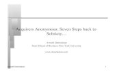 Acquirers Anonymous: Seven Steps back to Sobriety…pages.stern.nyu.edu/~adamodar/pdfiles/country/...Value/Share $ 12.47 Riskfree Rate: Riskfree rate = 4.10% + Beta 1.10 X Risk Premium