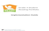 Grade 3 Student Reading Portfolio - SharpSchool · 2014. 2. 7. · The portfolio must measure the Grade 3 NCSCoS Reading Standards. To assist teachers, the NC Department of Public