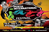TICKETED & FREE COMMUNITY EVENTS...Perth has right here at our doorstep. I know you are going to love what we have planned. Everything from jazz parades, family picnics, a late-night