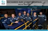 RICHARDS BAY COAL TERMINAL · 2018. 1. 29. · SANDVIK -IRANSNEr rbct -IRANSNEr ports Rail coal to RBCT Service Level Agreement Transnet Value Coordination Committee Monthly Channel