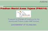 Pradhan Mantri Awas Yojana (PMAY-U) - Ministry of Housing and Urban …mohua.gov.in/upload/uploadfiles/files/Telangana... · 2019. 12. 24. · PMAY – HFA (Urban) has accorded sanction