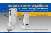 MACHINERY WEISS · 2018. 8. 31. · TECNA Pedestal Welders, Portable Spot Welding Guns, Bench Welders, Tool Balancers, Accessories, Spare Parts, Service and Support' TECNA ROCKER