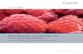 Refrigeration technology for fruit and vegetables · cooling and freezing technologies. With the aid of GEA Refrigeration Technologies, Vezet has converted its entire refrigeration