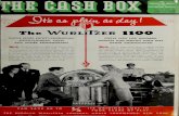 The WURLlIZER 1100...TheCashBox Page5 January17,1948 TheCashBox Page6 January17,1948 CONVENTIONISTHEANSWER Nation’sCoinMachineIndustryLooksto’48C.M.I.Conventionto HelpAnswerProblems