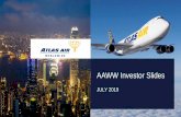AAWW Investor Slides - Atlas Air Worldwide€¦ · 13 Business Developments – ACMI/CMI 32 North America Operating Network 14 ... FROM CONTINUING OPS $29.7 million, including BLOCK