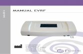 14 MANUAL EVRF e D - F care systems€¦ · MANUAL THERMOCOAGULATION - EVRF Date 27/07/2015 Page 3 de 49 Revision N° : 14 GUARANTEE CARD This card must be returned to F care systems
