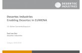 Desertec Industries Enabling Desertec in EUMENA · 2010. 11. 9. · HVDC has only ~3% transmission losses per 1,000 km >90% of the world‘s population living less than 3,000 km away
