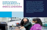 Driving Diversity through Inclusion · 2019. 12. 10. · drive innovation and devise powerful solutions that help our partners deliver better patient outcomes and contribute to human