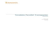 Teradata Parallel Transporter Reference...• Other database specialists using Teradata PT Supported Releases This book applies to the following releases: • Teradata Database Release