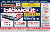 on mattresses BOXING WEEK · 2019. 12. 23. · SHEETS FROM $10 $49 QUEEN MATTRESSES FROM $199 $49 PLUS... FREE FINANCING TIL 2021 *O.A.C ... CONTINUOUS COIL GEL MEMORY FOAM BAMBOO