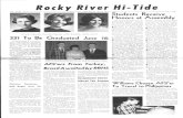 Rocky River Hi-Tide · 2020. 5. 21. · Rocky River Hi-Tide Vol. 45 No. 13- -Rock y River High School , Rock River Ohio- June 1965 llpf VALEDICTORIANS: ELLICE FORMAN, JUDY KOOKEH,