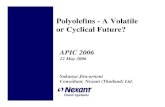 Polyolefins - A Volatile or Cyclical Future? - Thailand/Sub committee... · 2009. 10. 22. · Asian polyethylene prices show the impact of cyclicality (fly up) and volatility (surge/events)