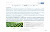 Irrigation in EU agriculture · 2020. 9. 4. · PE 644.216 – December 2019 . EN . Irrigation in EU agriculture . SUMMARY . ... Agriculture has impacts on water resources in terms