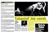 'Exhausted' Joni cancels - page 26HAM Odeon (4) and HAMMERSMITH Odeon (5).. Marty Robbins MARTY ... having taken up the guitar. He played with Arthur Young's band at 'Hatchett's Plceadllly,
