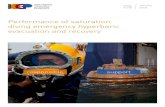 Performance of saturation diving emergency hyperbaric evacuation and recovery · 2018. 1. 16. · of diving operations in Report 411, Diving Recommended Practice in 2008. Industry