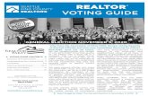 VOTING GUIDE · 2020. 10. 12. · Ì The 2020 REALTOR ® Voting Guide Ì U.S. CONGRESS DISTRICT 1 Includes parts of King, Skagit, Snohomish and Whatcom Counties *Suzan DelBene (D)