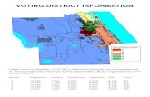 VOTING DISTRICT INFORMATION - Flagler Live · VOTING DISTRICT INFORMATION Flagler County’s population of 105,392 is distributed among its five municipalities and its unincorporated