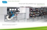 Panel building system - Electro · 2016. 1. 22. · Panel building system Ensto Cubo P Easy to use thermoplastic panel building system