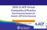 2020-21 ACP Virtual Community of Practice...Link to CESA 11’s Educator Externship Program Summer 2021. Teacher Testimonial ... Search by School Subject Save careers of interest related